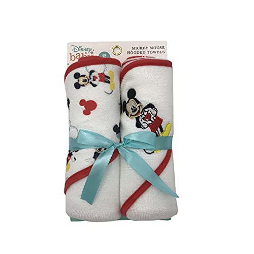 Photo 1 of Disney 2pk. Mickey Rolled Hooded Towels