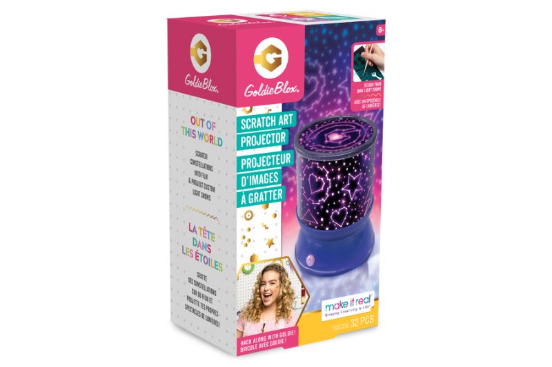 Photo 1 of GoldieBlox Scratch Art Starlight Projector Kit