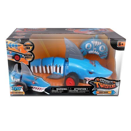 Photo 1 of NKOK Stunt Twisterz RTR Ghost Shark RC W/ Sweeping Tail & Rockin Wheels
