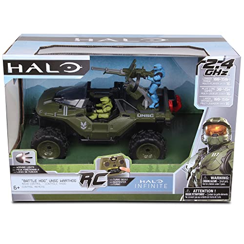 Photo 1 of NKOK Halo Infinite RC: Battle Hog UNSC Warthog -W/ Master Chief & Spartan 2.4 GHz Radio Control W/ Turbo Boost Vehicle
