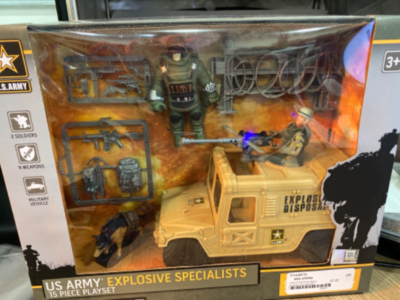 Photo 1 of U.S. Army: Tank Defense Playset with Soldier - Kids Playset, Includes Vehicle, Action Figure & Accessories, Officially Licensed Product, Ages 4+
