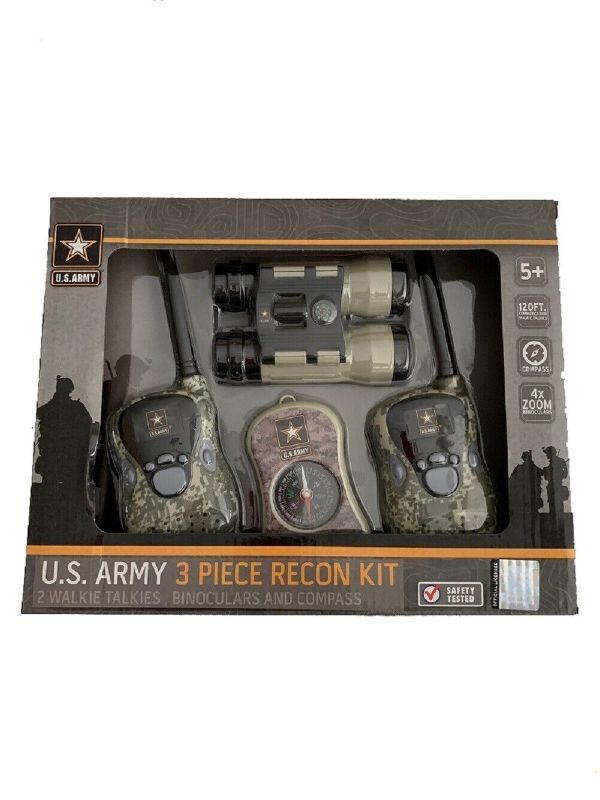 Photo 1 of U.S. Army 3 Pc. Recon Pretend Toy Kit Grey
