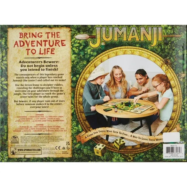 Photo 2 of Spin Master Jumanji the Game One Size Brown
