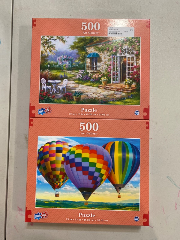 Photo 1 of 500 piece puzzle bundle