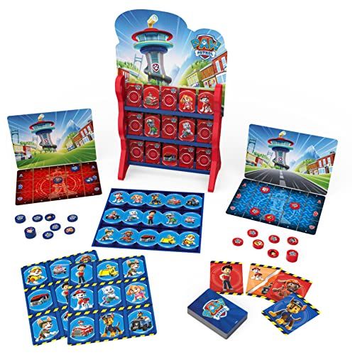 Photo 1 of PAW Patrol, Games HQ Board Games for Kids Checkers Tic Tac Toe Memory Match Bingo Go Fish Card Games PAW Patrol Toys, for Preschoolers Ages 4 and up
