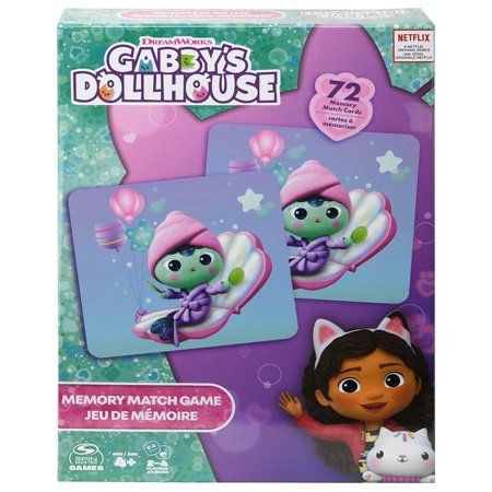 Photo 1 of Gabby S Dollhouse 72pc Memory Match