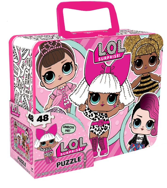 Photo 1 of L.O.L. Surprise! 48-Piece Puzzle in Tin with Handle
