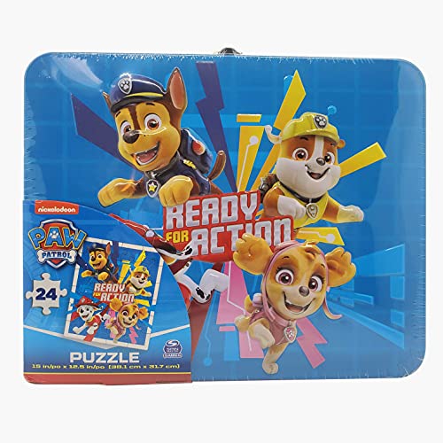 Photo 1 of PAW Patrol Puzzle in Tin with Handle for Families and Kids Ages 4 and up