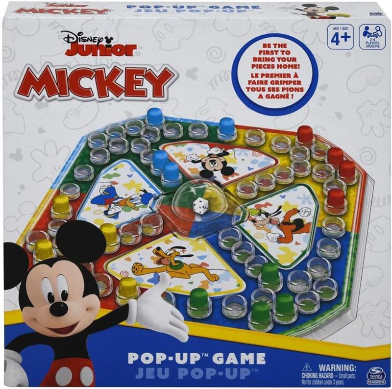 Photo 1 of Disney Mickey Mouse Pop Up Board Game Counting Game Kids Ages 4 and Up
