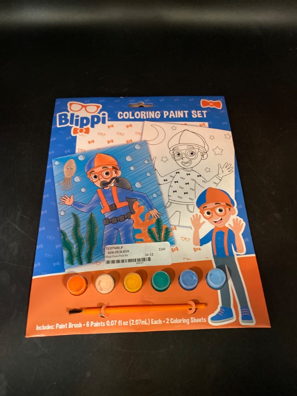 Photo 1 of BLIPPI coloring paint set