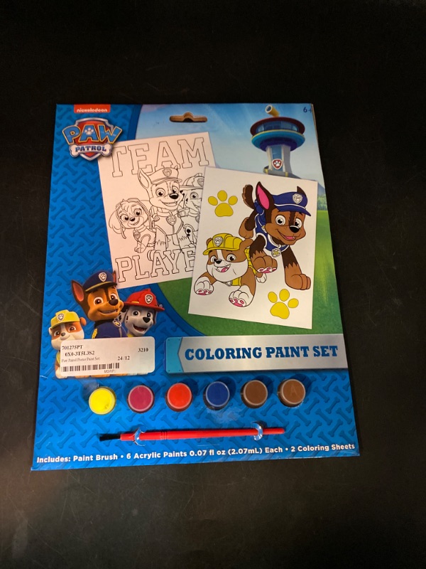 Photo 1 of Paw Patrol coloring paint set