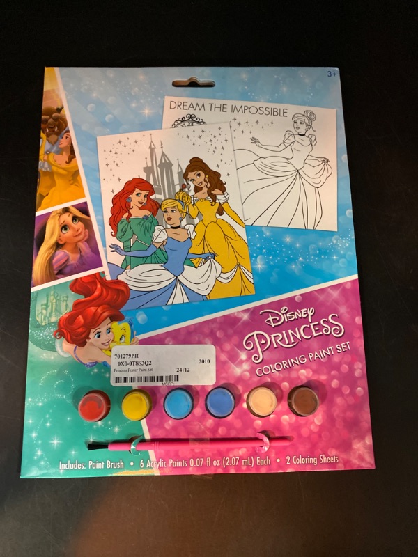 Photo 1 of Disney Princess Coloring Paint Set