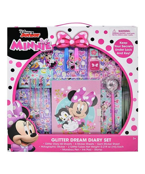 Photo 1 of Minnie Glitter Diary Set in Box
