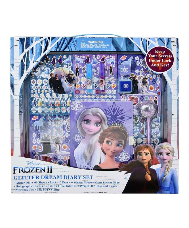 Photo 1 of Frozen Glitter Diary Set in Box
