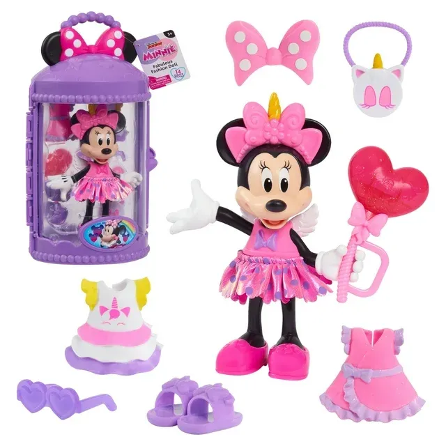 Photo 1 of Minnie Mouse Fabulous Fashion Doll Unicorn Fantasy Officially Licensed Kids Toys for Ages 3 up Gifts and Presents
