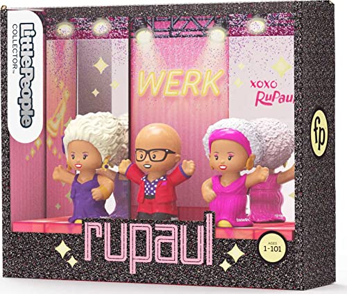 Photo 1 of Little People Collector Rupaul Special Edition Figure Set for Adults & Fans 3 Figurines
