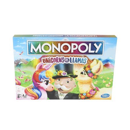 Photo 1 of Monopoly Unicorns Vs Llamas