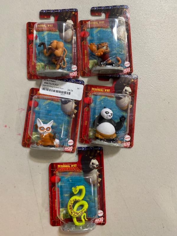 Photo 1 of kung fu panda action figure set