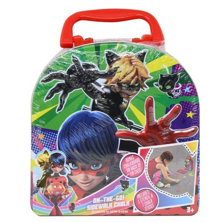 Photo 1 of Miraculous Ladybug Chalk Tin Set