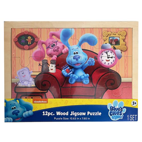 Photo 1 of TCG Toys 30383835 Blues Clues & You Wood Jigsaw Puzzle Assorted Designs - 1 Unit - 12 Piece
