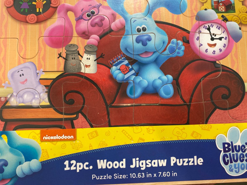 Photo 1 of blues clue 12 piece jigsaw puzzle