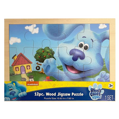 Photo 1 of TCG Toys 30383835 Blues Clues & You Wood Jigsaw Puzzle Assorted Designs - 1 Unit - 12 Piece
