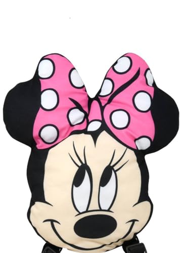 Photo 1 of Disney Minnie Mouse Pink 15" Shaped Flat Pillow Plush Backpack with Hangtag
