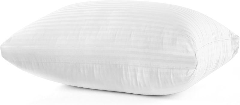 Photo 1 of Bedsure Adjustable Layer Bed Pillow for Sleeping - Queen Size Pillow with 100% Cotton Cooling Cover, Soft and Comfortable Firm Bed Pillows for Side, Back, Stomach Sleepers?Pack of 1?
