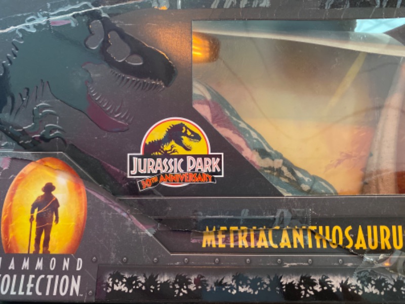Photo 1 of Mattel Jurassic World Mattel Jurassic Park Hammond Collection Action Figure, Metriacanthosaurus Dinosaur Toy with 17 Joints
