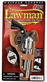 Photo 1 of PARRIS CLASSIC QUALITY TOYS EST. 1936 Western Legends Lawman Die Cast Metal Cap Pistol
