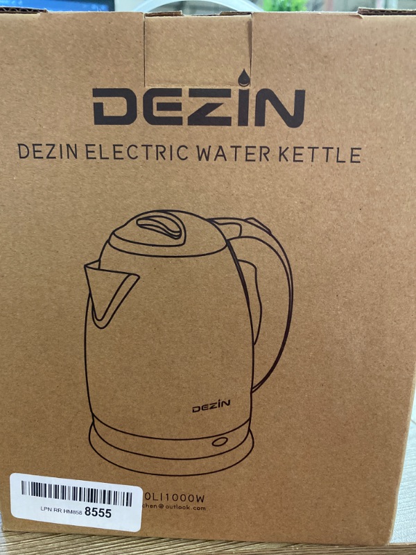 Photo 2 of DEZIN Electric Kettle Upgraded, BPA Free 2L Stainless Steel Tea Kettle, Fast Boil Water Warmer with Auto Shut Off and Boil Dry Protection Tech for Coffee, Tea, Beverages
