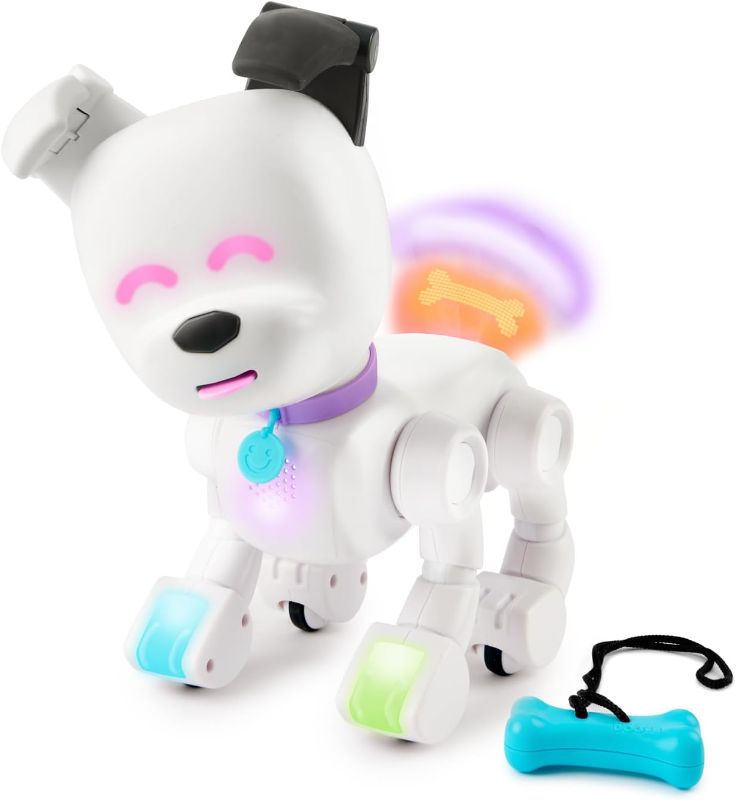 Photo 1 of Interactive Robot Dog with Colorful LED Lights, 200+ Sounds & Reactions, App Connected (Ages 6+)
