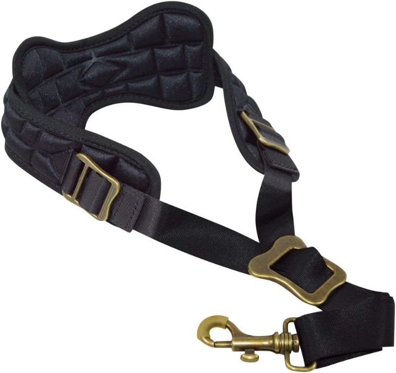 Photo 1 of adorence Padded Saxophone Neck Strap - Comfortable Sax Strap with Breathable, Removable & Washable Neck Strap Cushion - H04 Black
