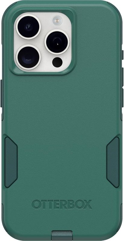 Photo 1 of OtterBox iPhone 15 Pro (Only) Commuter Series Case - GET YOUR GREENS, Slim & Tough, Pocket-Friendly, With Port Protection
