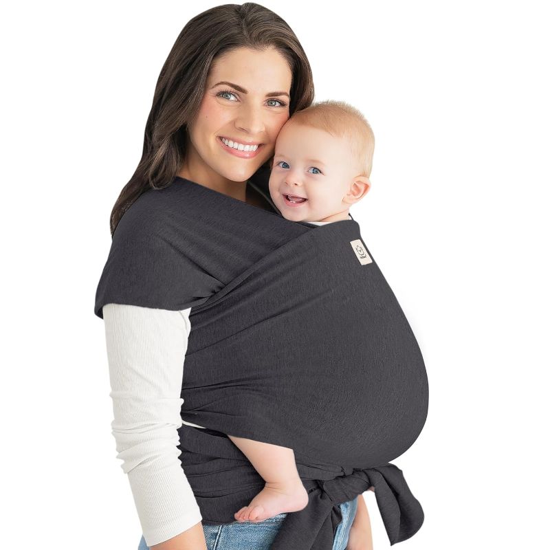 Photo 1 of KeaBabies Baby Wrap Carrier - All in 1 Original Breathable Baby Sling, Lightweight,Hands Free Baby Carrier Sling, Baby Carrier Wrap, Baby Carriers for Newborn, Infant,Baby Wraps Carrier (Mystic Gray)

