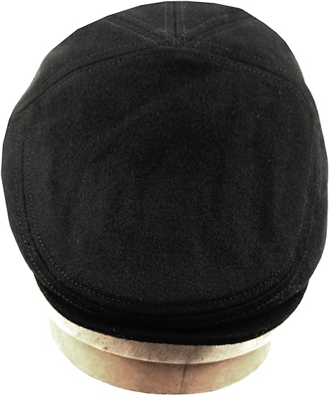 Photo 1 of Wool Blend Herringbone Winter Ivy Cabbie Hat w/Fleece Earflaps – Driving Hat
