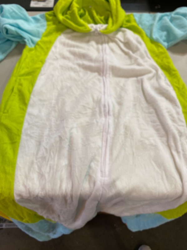 Photo 2 of DELEY Unisex Axolotl Costume Adult Onesie, One Piece Pajamas, Halloween Cosplay Costumes Homewear Jumpsuit
