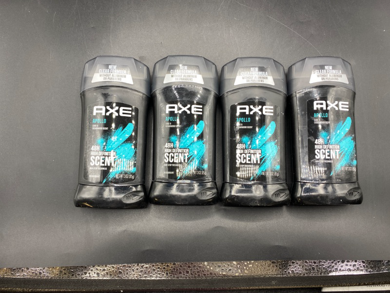 Photo 2 of AXE Apollo Deodorant Stick For Long Lasting Odor Protection, Sage And Cedarwood Men's Deo, Aluminum Free 3oz 4 Count
