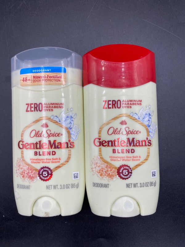 Photo 2 of Old Spice Men's Gentleman's Blend Deodorant, Himalayan Sea Salt, 3.0oz (Pack of 2)
