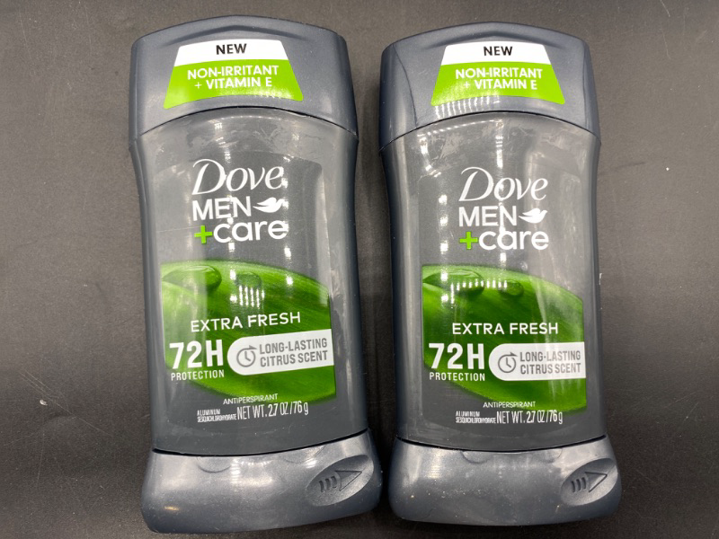 Photo 2 of Dove Men Care Men+Care Antiperspirant Deodorant Stick Extra Fresh 2.7 oz(Pack of 2)
