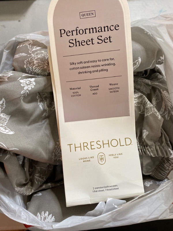 Photo 1 of 400 Thread Count Performance Sheet Set - Threshold™