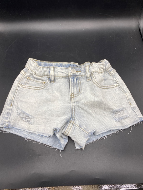 Photo 2 of (S) Girls' Destructed Mid-Rise Cutoff Shorts - art class™
