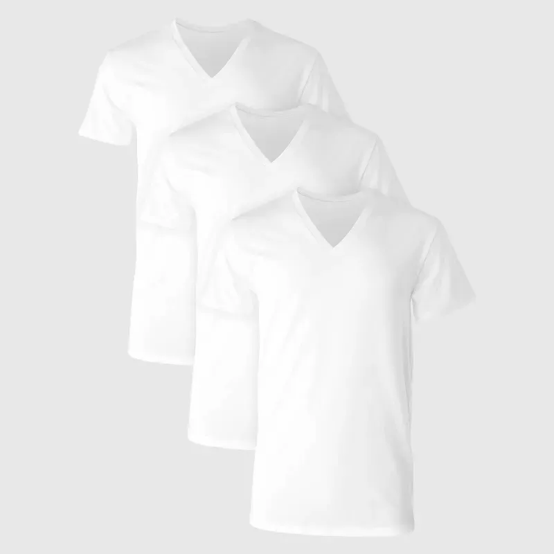 Photo 1 of Hanes Premium Men's Comfort Fit V-Neck Undershirt 3pk
