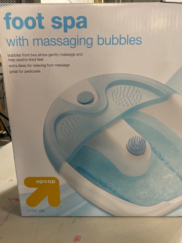 Photo 2 of Foot Bath with Bubbles - up & up™
