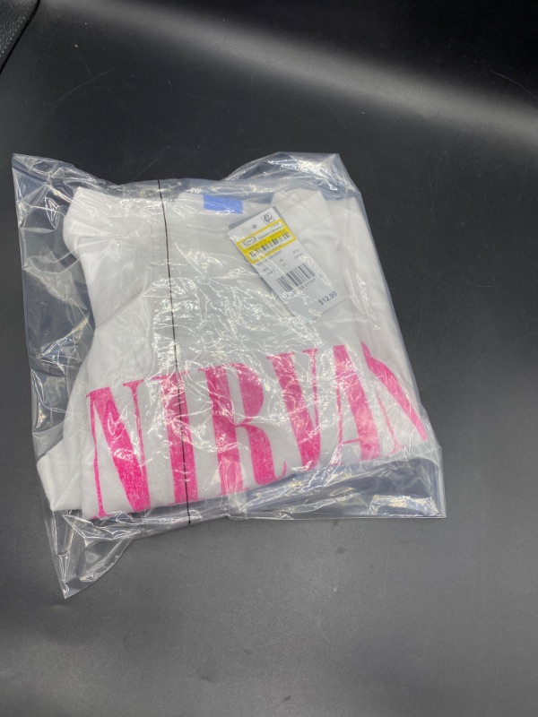 Photo 3 of Women's Nirvana In Utero Short Sleeve Graphic T-Shirt - White-SIZE LARGE
