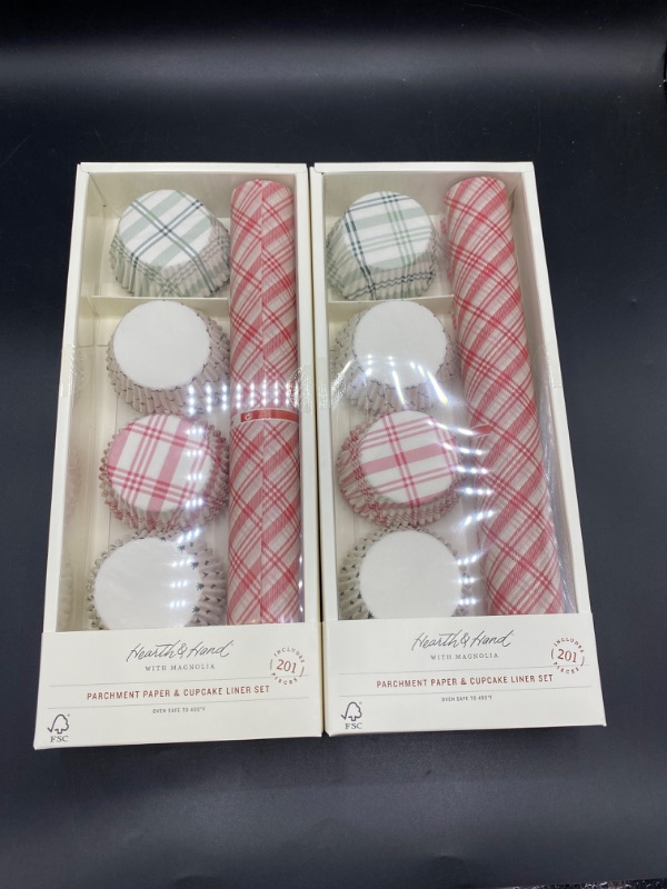 Photo 1 of Hearth and Hand Parchment Paper and Cupcake Liner Set (set of 2)