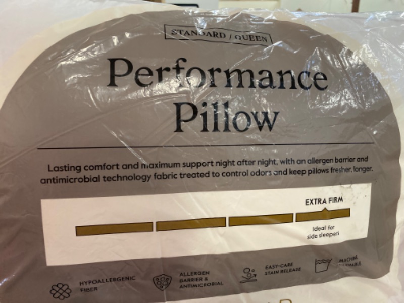 Photo 2 of Extra Firm Performance Bed Pillow - Threshold
