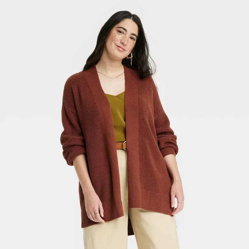 Photo 1 of Women's Open-Front Cardigan - Universal Thread™- XS
