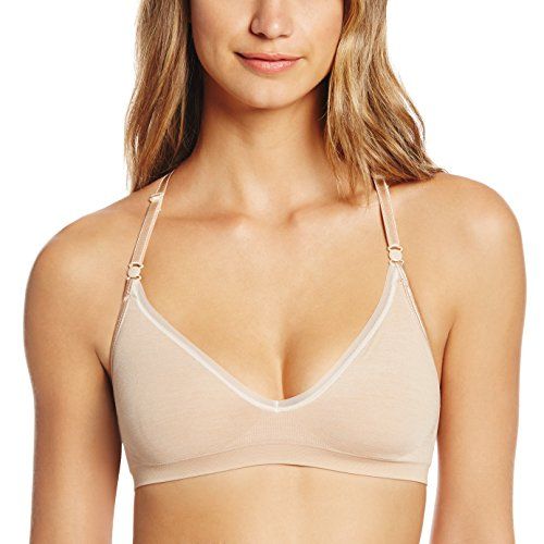 Photo 1 of Hanes Comfy Support Women S Convertible Wireless T-Shirt Bra Comfort Flex Fit Nude Heather M
