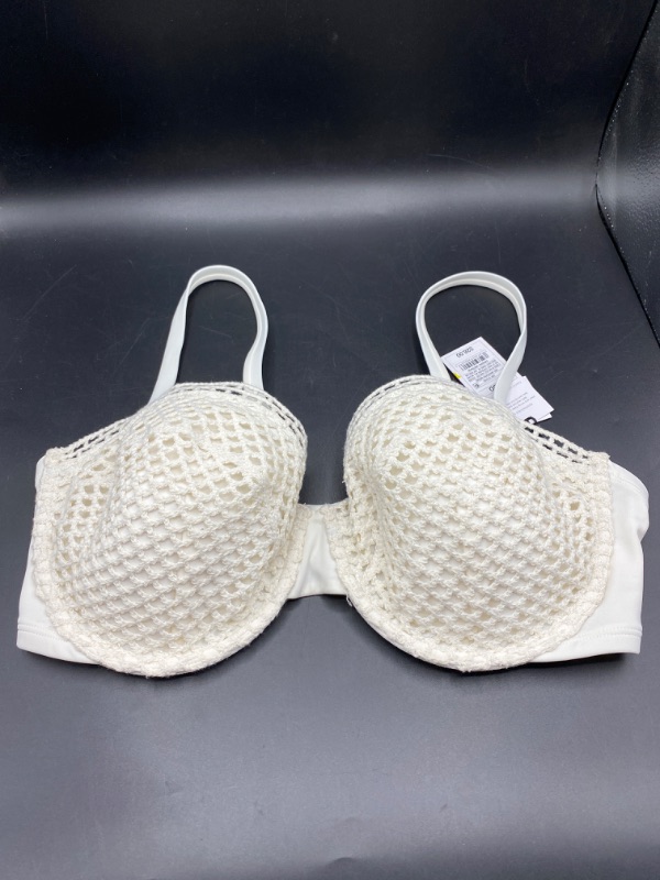 Photo 2 of Women's Crochet Underwire Bikini Top - Shade & Shore™ Off-White 38DD
